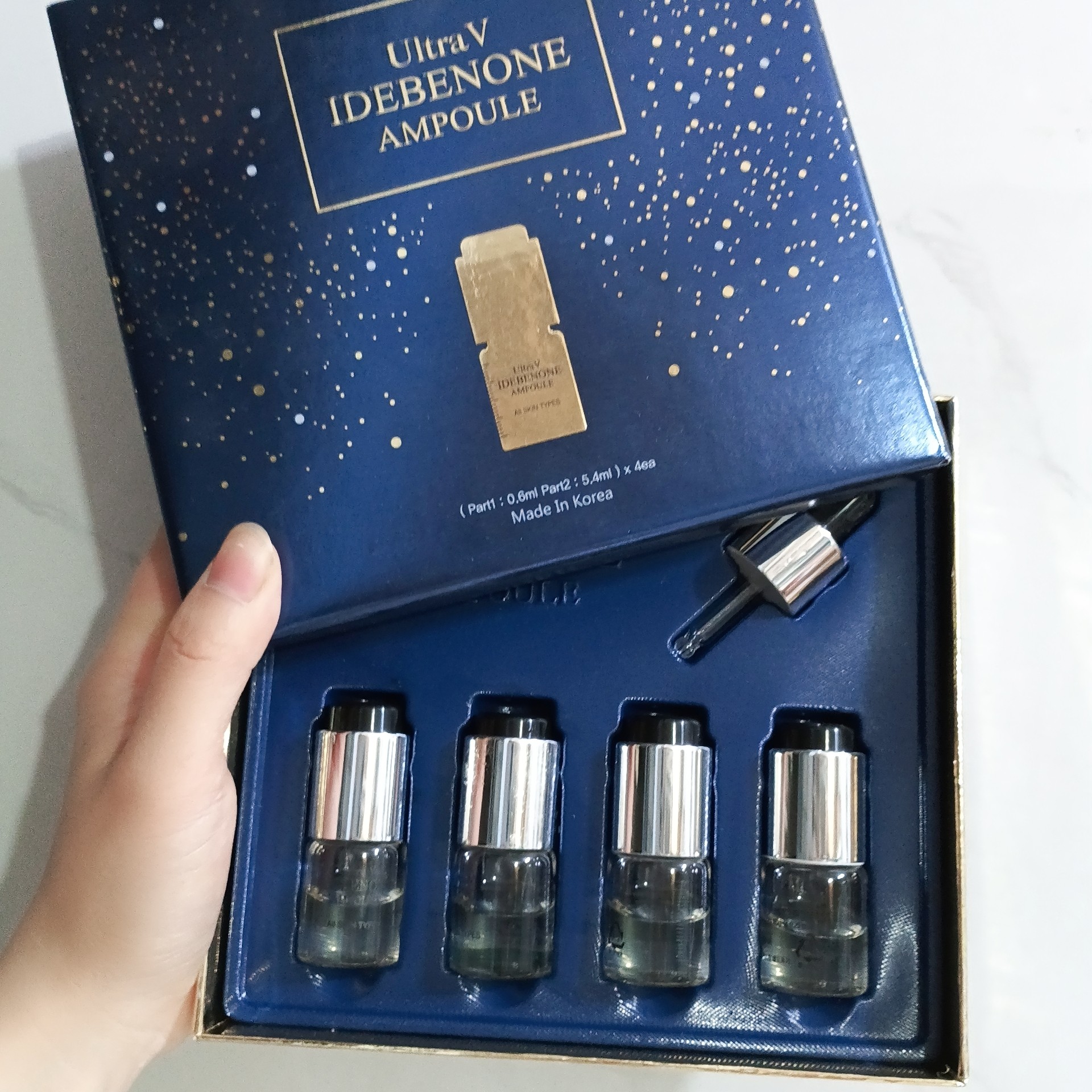 韩国乌er特拉~焕颜紧致精华(0.6ml+5.4ml)*4支 艾地苯滋养润肤