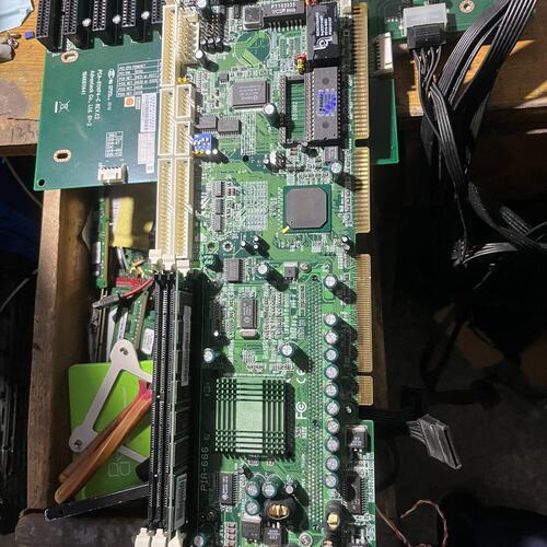 可维修磐仪 PIA-666 工控主板 带CPU 内存 集成议价
