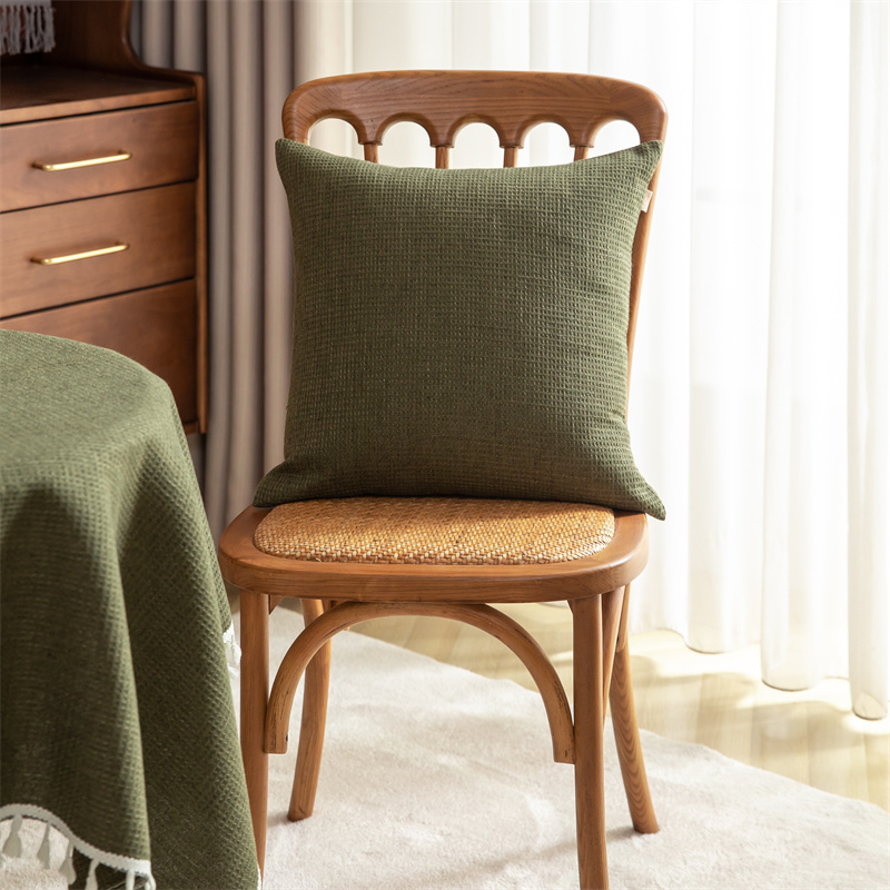 棉麻沙发靠垫提花棉麻