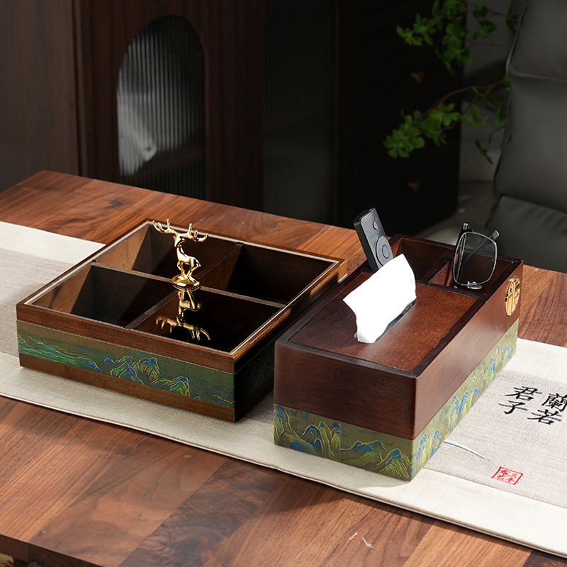 新中式果盘高端精致高颜值客厅