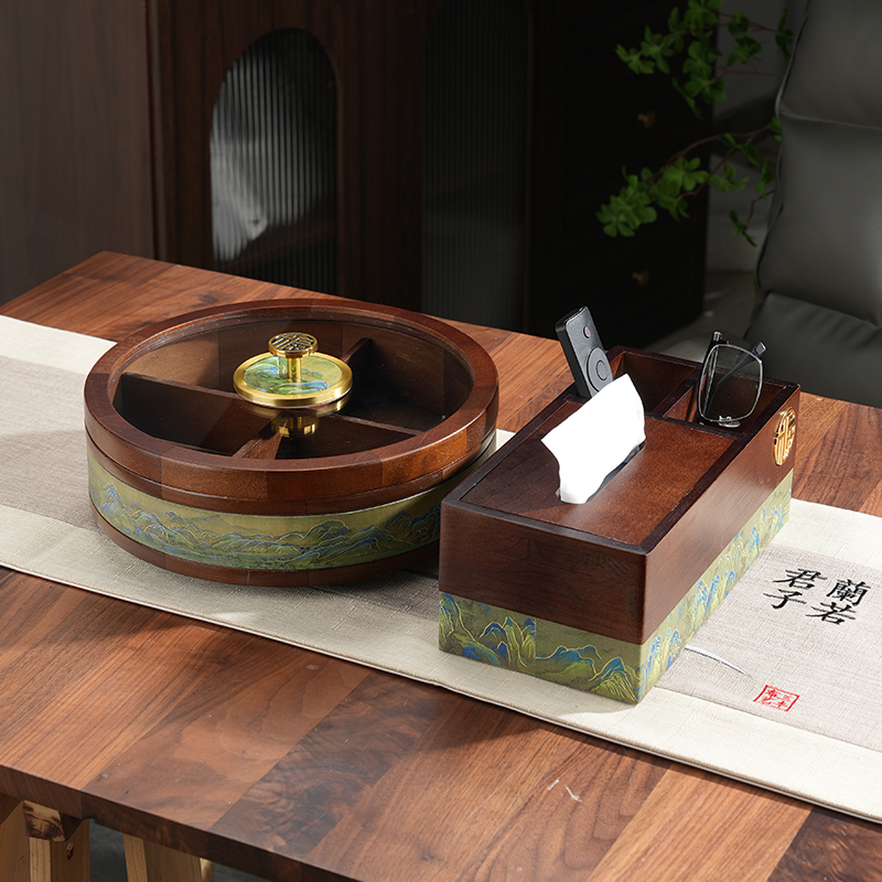 四宫格干果盘客厅家用轻奢高端