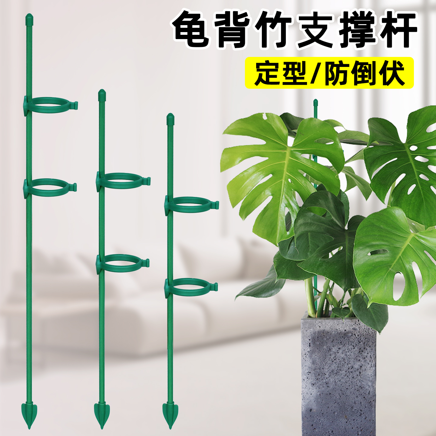 防倒伏固定神器植物支撑杆绿植园艺蔬菜番茄爬藤架龟背竹花支撑架