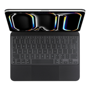 适用苹果iPadpro13妙控键盘膜Pro11英寸M4芯片2024新款平板保护贴膜air6磁吸智能触控键盘套12.9电脑防尘垫罩