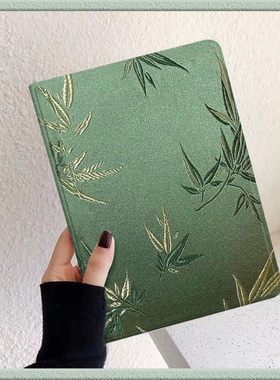 适用ipad苹果10.9套air5保护壳min6平板pro11带笔槽电脑5书本9迷你4支架air2/3硅胶第五六七八九代20英寸国风