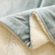 纯色蓄热保暖羊羔绒加厚法兰绒午睡毯子休闲毯 9WQP人手一条