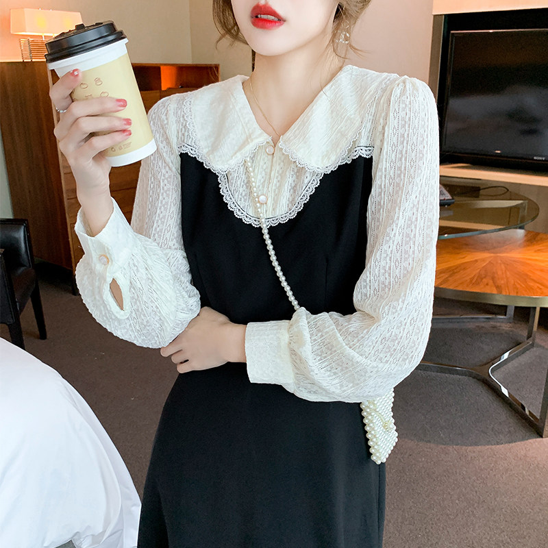 2022年春季新款哺乳连衣裙秋冬女小个子长裙韩版长袖产后期喂奶衣