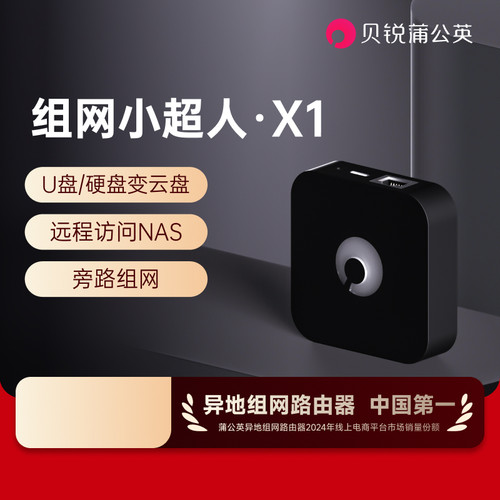 蒲公英X1内网穿透私有云nas