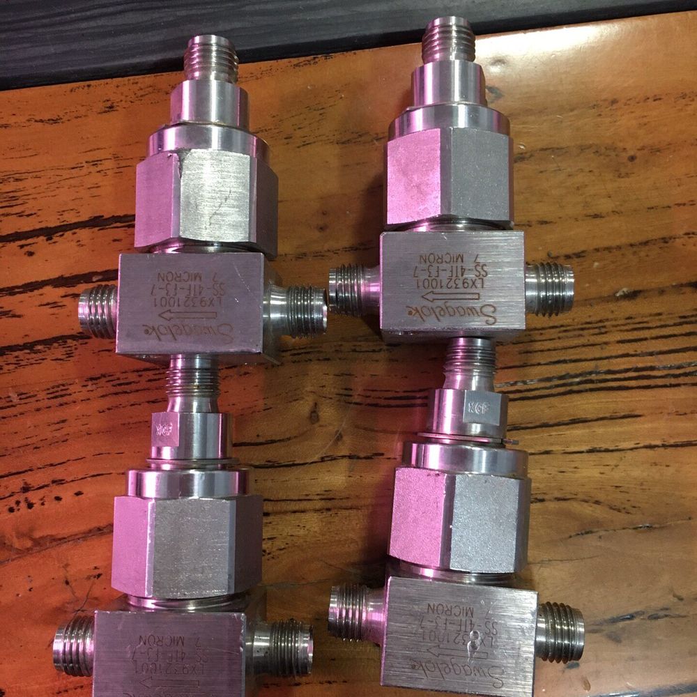 拆机世伟洛克过滤器ss-4tf-f3-7四个图为实物