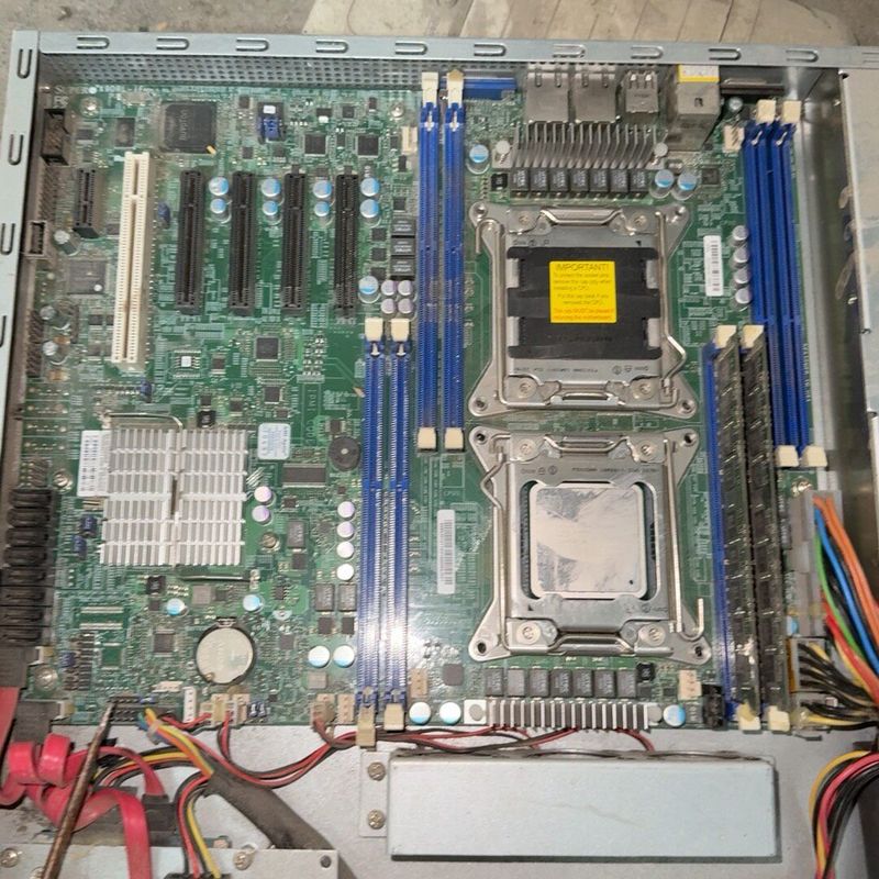 超微 X9DRL-iF X79 双路 服务器主板 不