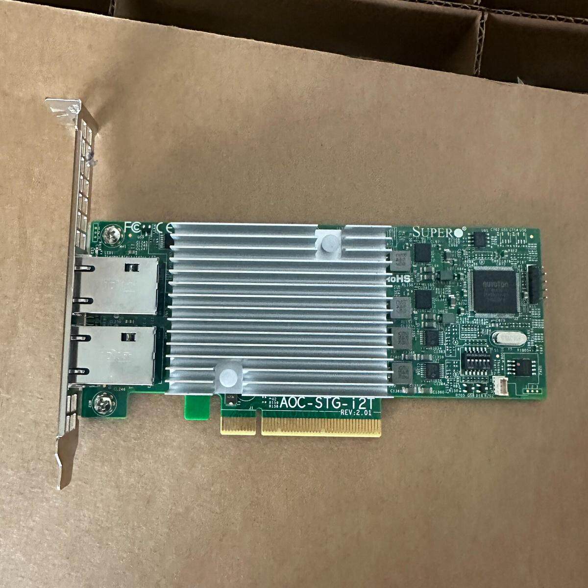 超微X540-T2万兆网卡电口AOC-STG-I2T Int