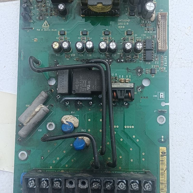 蓝海华腾7.5KW变频器驱动板I14T552Q1 拆机模块已