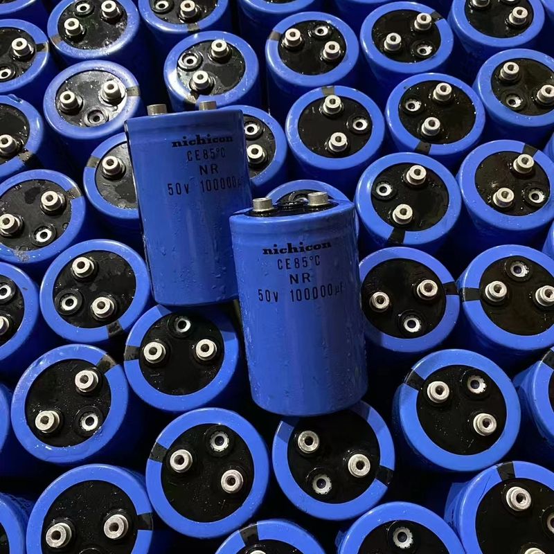 50v100000uf 尼吉康拆机.发烧滤波电解电容