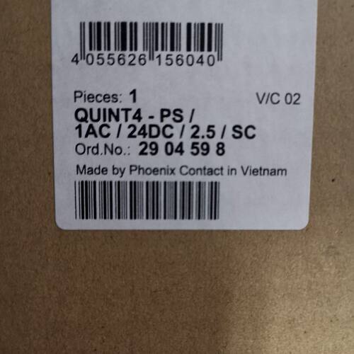 2904598电源 QUINT4-PS/1AC/24DC/2