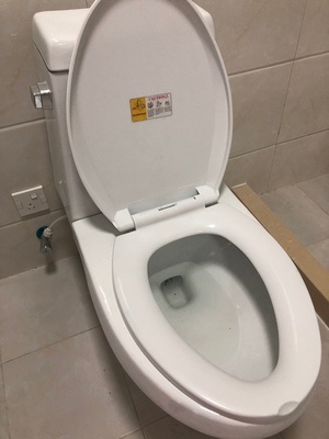 马桶盖通用加厚盖板缓降厕所座便盖快拆U型V型O型座便盖家用配件