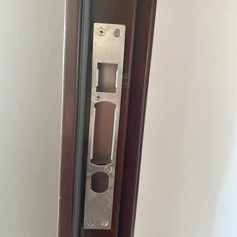 门框档片专用圆头锁具不锈钢塑料壳入户门家用导向片自动锁体