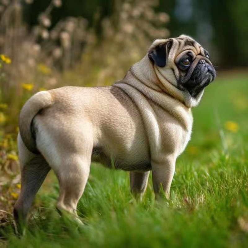 纯种巴哥活体黑脸巴哥幼犬八哥犬憨厚巴哥短腿宽嘴哈巴狗宠物狗狗