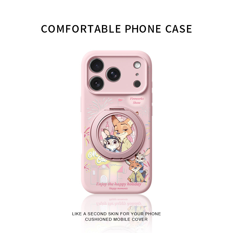 疯狂动物城烟花朱迪尼克适用苹果17promax手机壳新款iphone16防摔15全包液态硅胶软壳旋转支架保护套情侣男女,3C数码配件,手机保护套/壳,淘宝优惠券,粉丝福利购,淘宝优惠卷