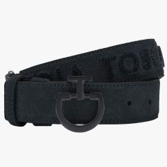 CT马术腰带男Men's Suede Belt with Tufted CT Logo
