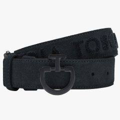 CT马术腰带男Men's Suede Belt with Tufted CT Logo