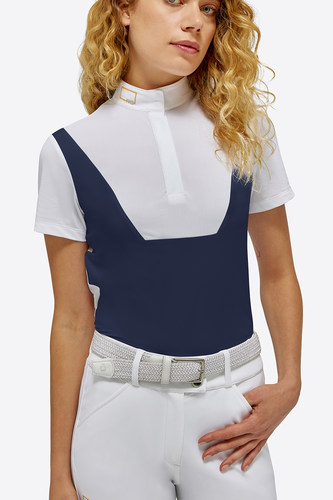 RG 女士马术比赛训练短袖 Jersey S/S Competition Button Polo