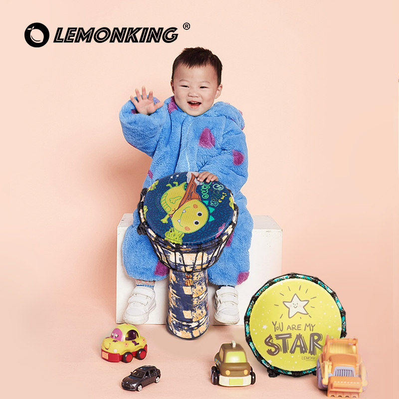 lemonking非洲鼓旗舰店8寸小幼儿园马丁丽江专业打击乐器儿童手鼓