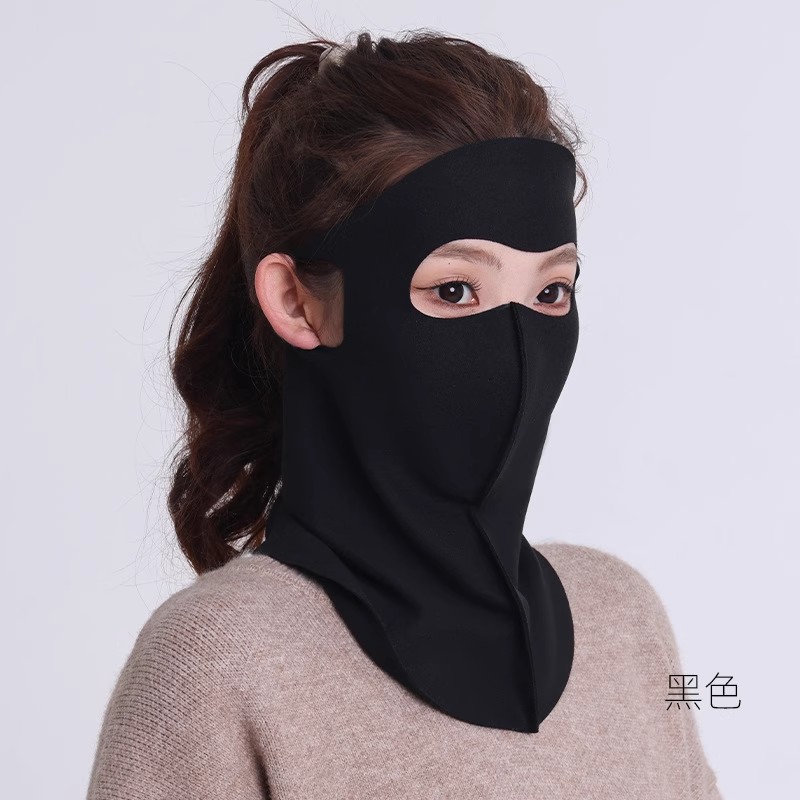 秋冬季保暖口罩防寒骑车挡风面罩护全脸户外运动跑步防风护颈脖子