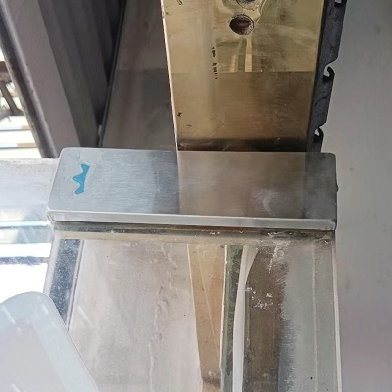 通用地弹簧门夹无框门曲夹7字夹地弹门七字夹大全固定夹钢化门