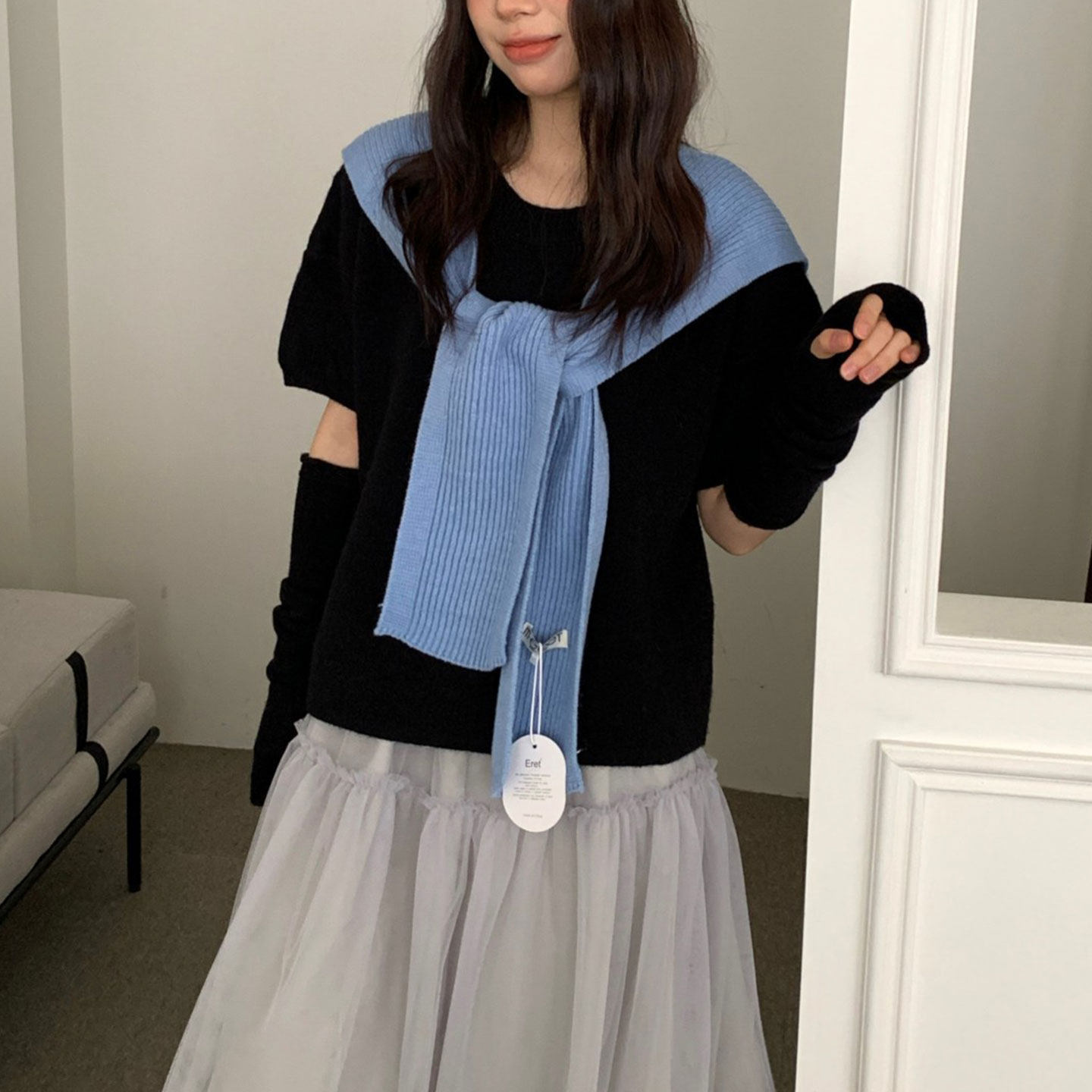 夏季女士空调房外搭高级感新披肩