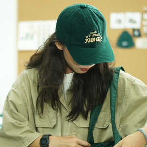 日系软顶鸭舌帽女夏季户外运动刺绣防晒百搭遮阳透气棒球帽男帽子