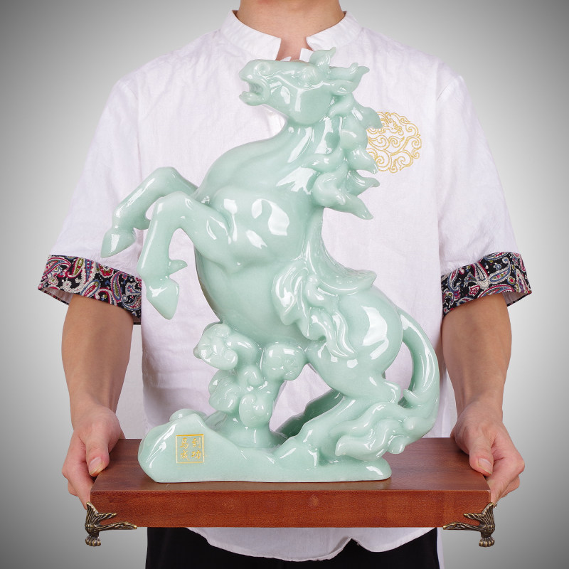 立马成功马大号摆件送客户领导闺蜜乔迁新居办公室老板桌前台装饰,家居饰品,装饰摆件,淘宝优惠券,粉丝福利购,淘宝优惠卷