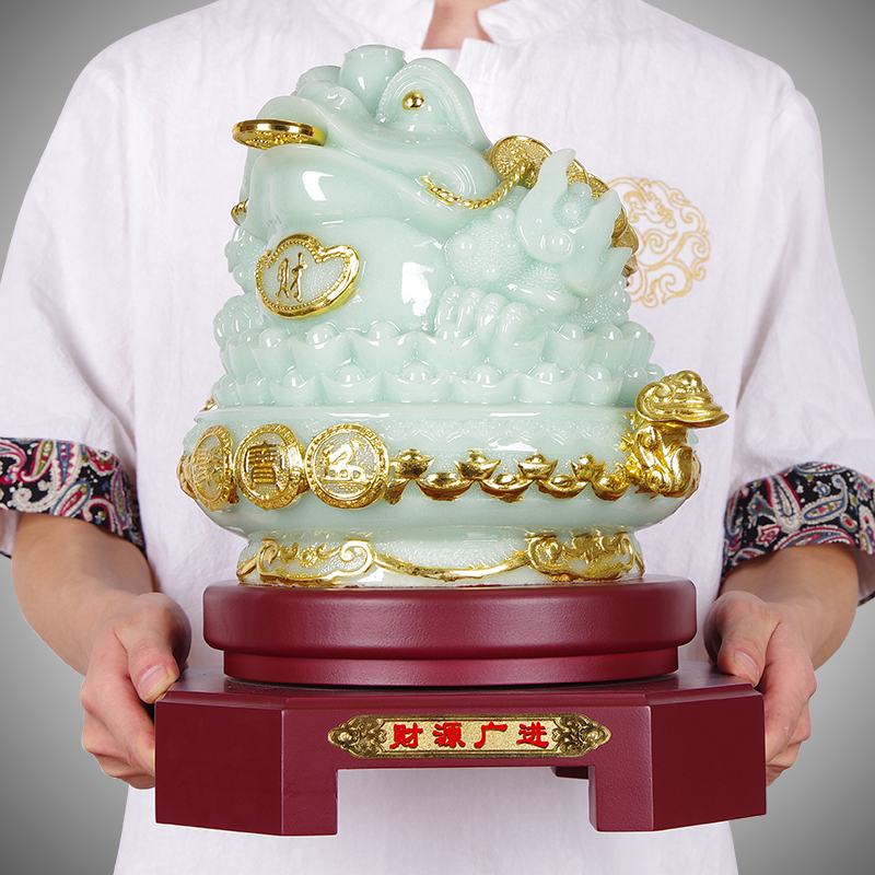 玉石粉礼品金蟾开业招财