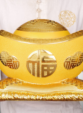 招财进宝金元宝存钱罐摆件家用旺宅酒柜办公桌店铺开业乔迁礼物