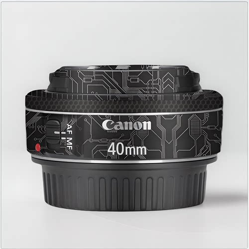 佳能40mm镜头保护贴膜迷彩3m
