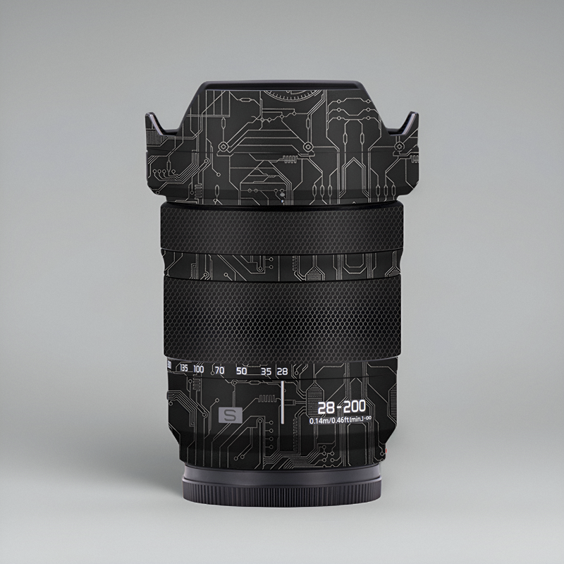 美本堂适用松下28-200 贴纸镜头贴膜Lumix s 28200保护膜帖皮3M