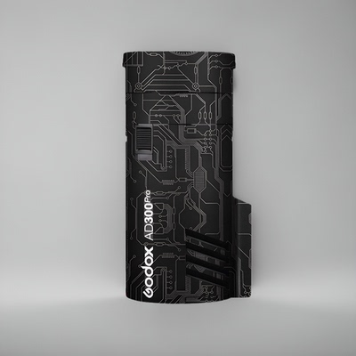 美本堂适用AD300Pro 贴纸神牛闪光灯贴膜Godox 300Pro保护膜帖皮