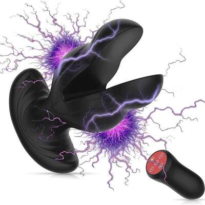 Electric Shock Anal Butt Plug Vibrators man Prostate