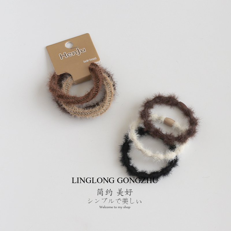 玲珑公主头绳百搭咖啡