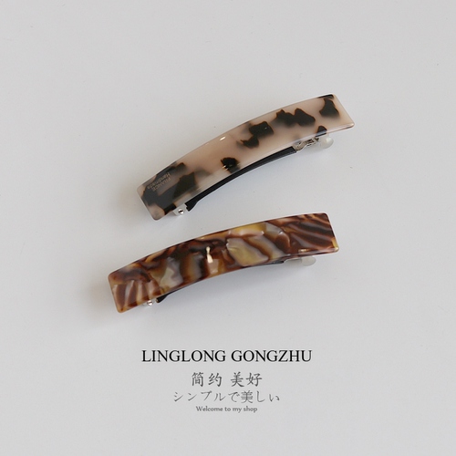 玲珑公主弹簧夹醋酸板材简约