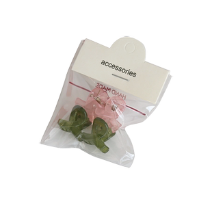 4只装 甜美可爱又字形刘海夹迷你两侧边夹公主头小抓夹顶夹碎发夹