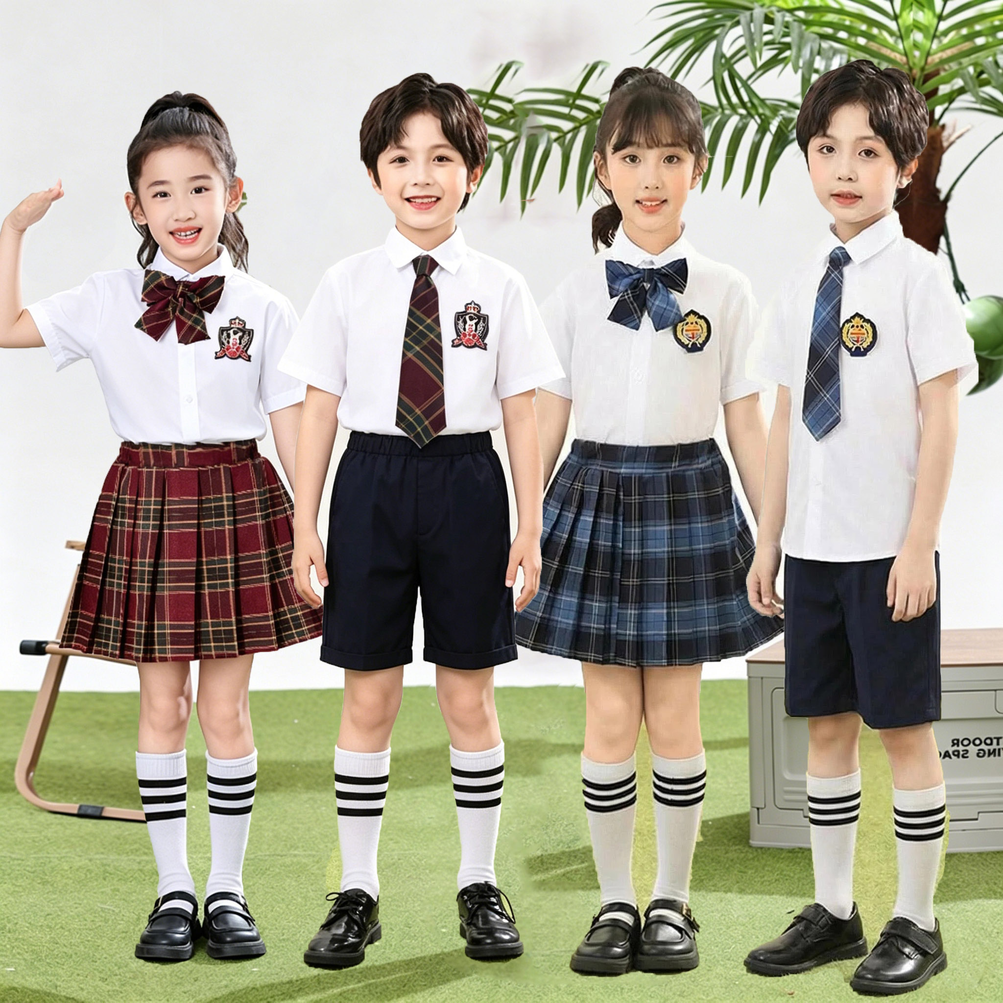 六一演出服套装幼儿园女童朗诵
