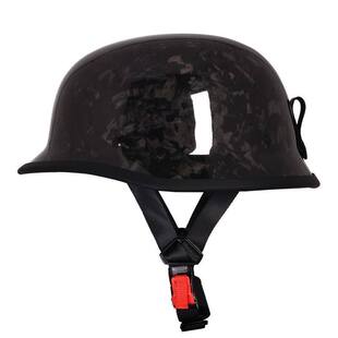 日本araione摩托车头盔哈雷复古机车德式大兵碳纤维夏季半盔巡航