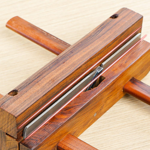 木井方 港式酸枝木柳刨 槽刨 木工刨子 木工工具 刨刀可调节距离