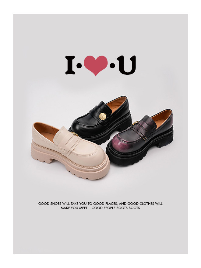 【coco喜欢】iu潮流百搭时尚女鞋乐福鞋 iu20-12