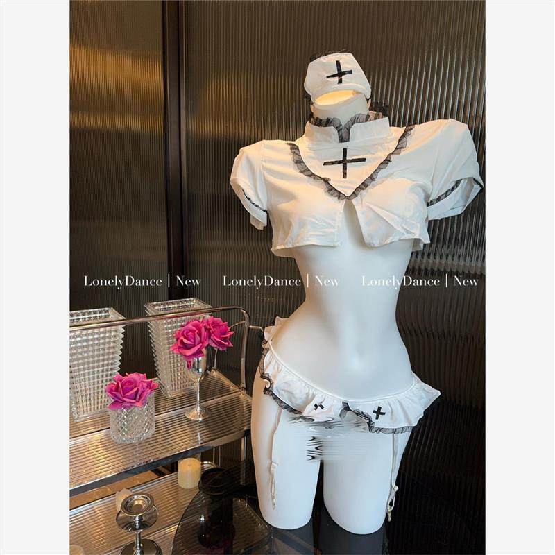 丸川喵特殊护士*性感超短萝莉内衣制服套装内裤修女万圣节日