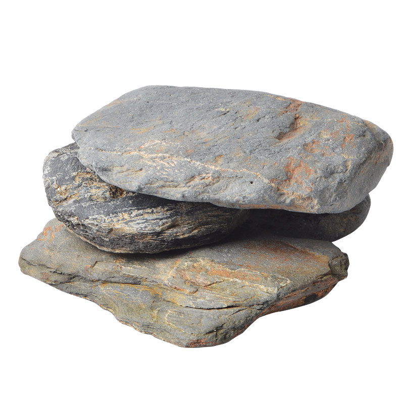 乌龟晒背台天然石爬台石头鱼缸水族箱造景用品深水缸躲避洞屋爬梯