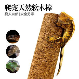 爬宠攀爬软木棒爬虫树栖勾亚睫角R属巨人守宫姥爷树蛙饲养箱造景
