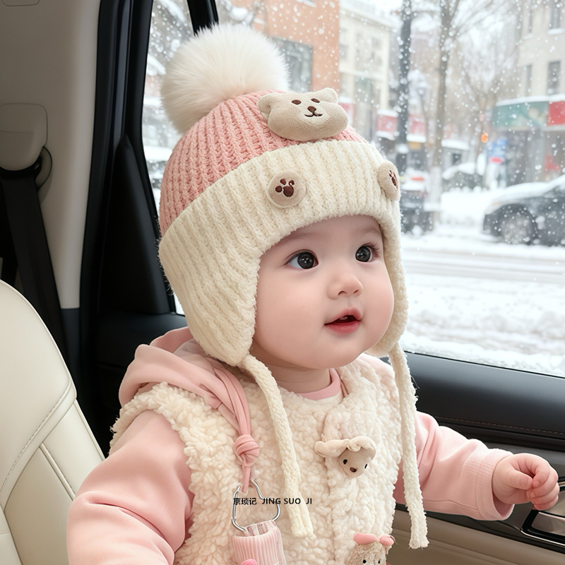 宝宝帽子冬季可爱男女宝