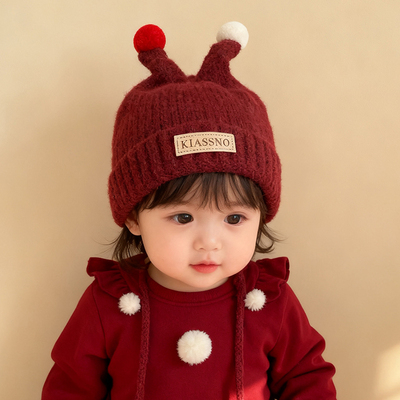 毛线秋冬防寒护耳保暖触角韩版