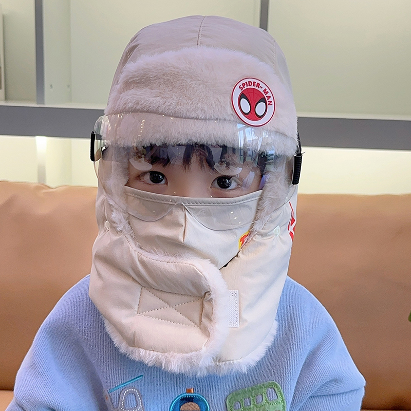 儿童雷锋帽男潮冬季男女童保暖