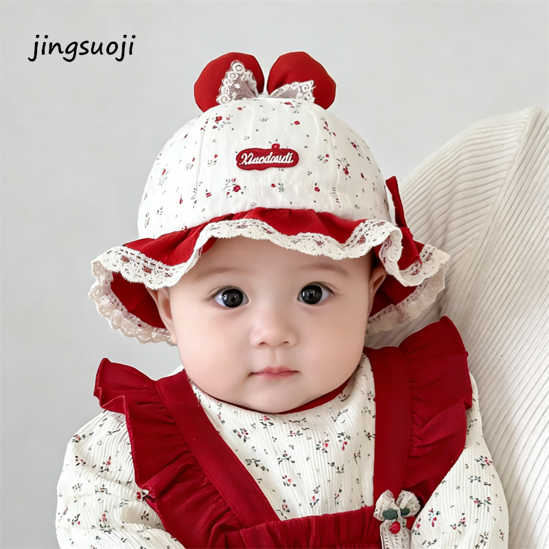 婴儿帽子女超萌可爱抽绳调节遮阳防晒渔夫帽蝴蝶结婴幼儿宝宝盆帽,童装/婴儿装/亲子装,帽子,淘宝优惠券,粉丝福利购,淘宝优惠卷